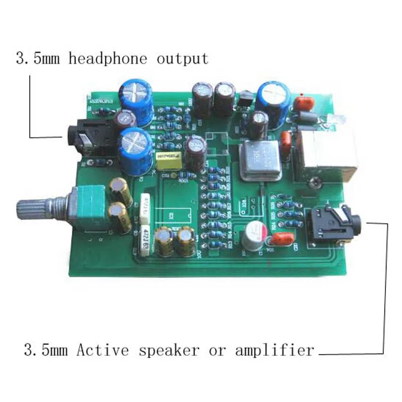 ES9023 PCM2706 HiFi Цифровой аудио декодер DAC внешняя звуковая карта OTG с усилителем для