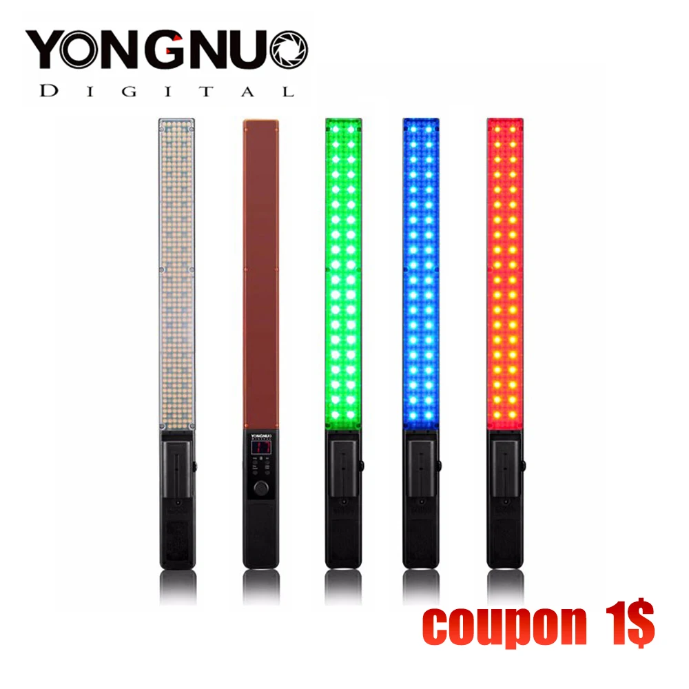YONGNUO YN360 ручной светодиодный светильник для видео 3200k 5500k RGB красочный 39,5 см палочка для льда профессиональный светодиодный светильник для фото yn 360 палочка