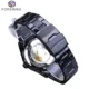 Forsining Silver Dragon Skeleton Automatic Mechanical Watches Crystal Stainless Steel Strap Wrist Watch Men's Clock Waterproof Other Image