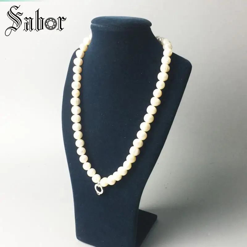 Ожерелье с пресноводным жемчугом в подарок для женщин женские ювелирные изделия