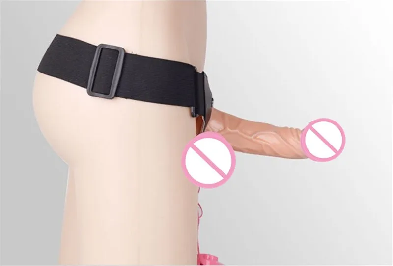 Фаллоимитатор с ремешком большие секс игрушки для женщин огромный Анальный