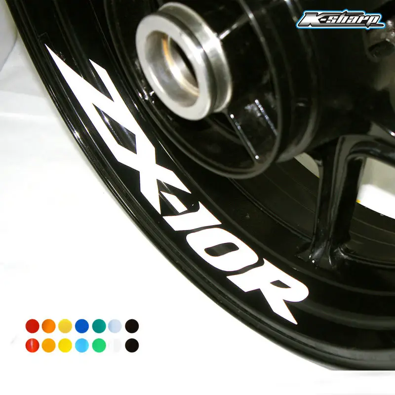 8 X индивидуальные наклейки с внутренним ободом колеса светоотражающие полосы