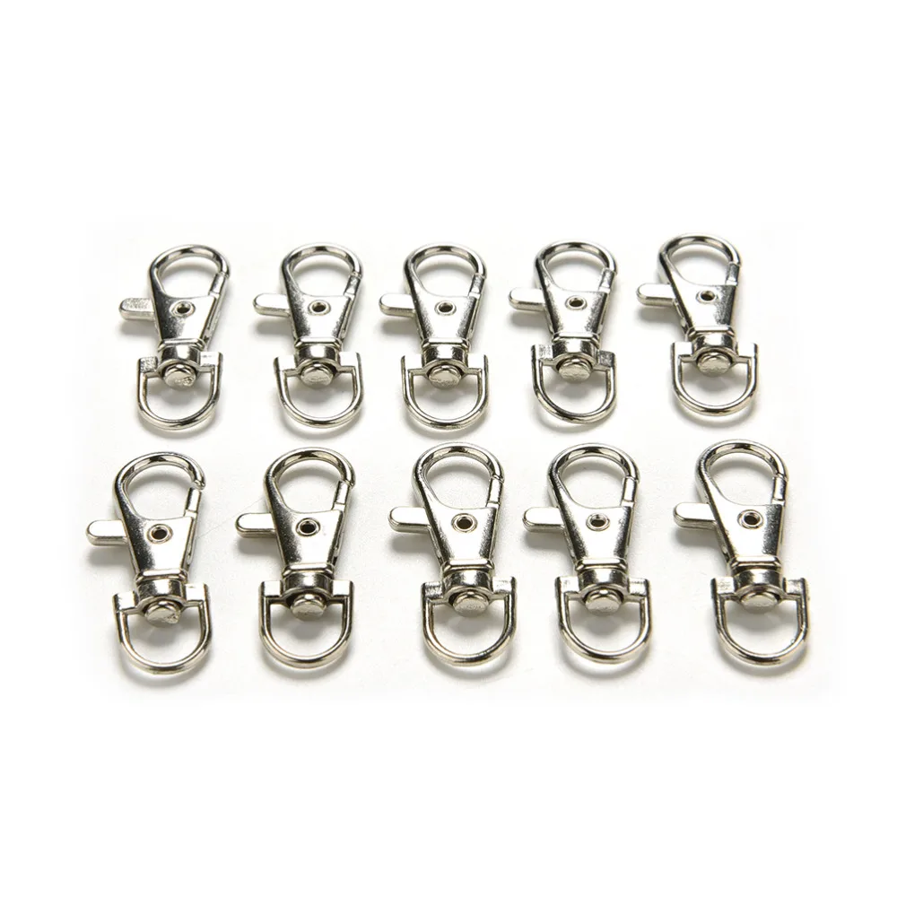 Тупой Серебряный Металл с гальваническим покрытием шарнирная застежка-Омар