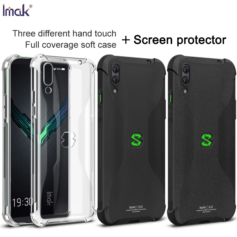 Для Xiaomi Black Shark 2 Чехол IMAK облегающий чехол с защитой от падения защита, подушка безопасности чехол из мягкого ТПУ Для Xiaomi Black Shark 2 6,39''