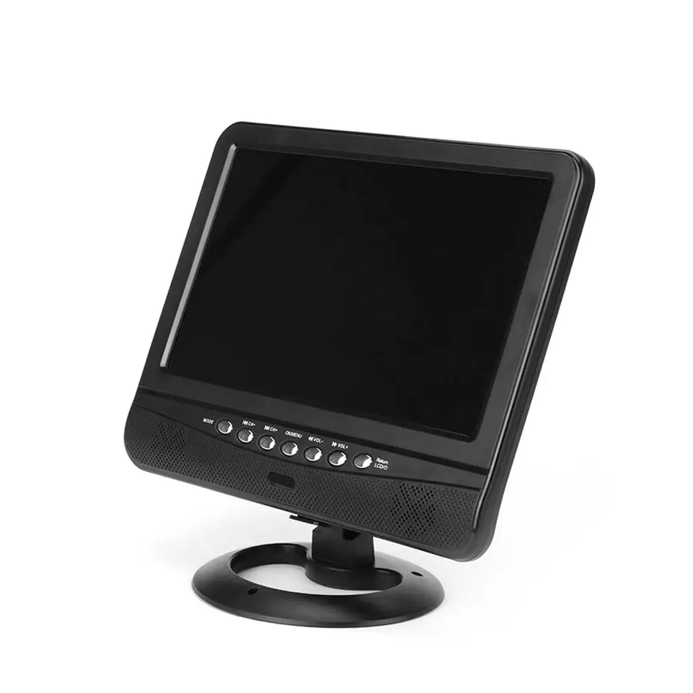 Мини ТВ 9,5 дюймов TFT lcd цветной Аналоговый Телевизор с широкоугольной поддержкой функции FM и TXT ридер Функция Черный Модель: 901