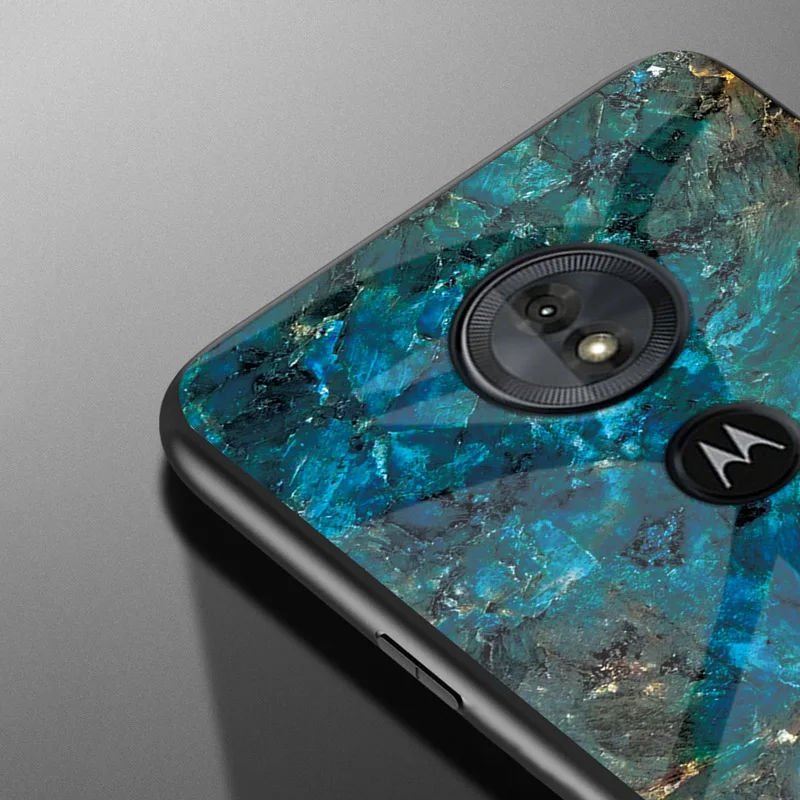 Мраморный чехол из закаленного стекла для Moto G6 Plus, чехол Motorola Moto G6 Play, чехол для Moto G5s Plus, чехол, силиконовый бампер