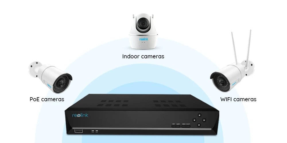 Reolink 8MP 4K Ultra HD камера безопасности системы 8ch PoE NVR и 4 ip-камеры с питанием по PoE наблюдения NVR комплект 2 ТБ HDD RLK8-800B4