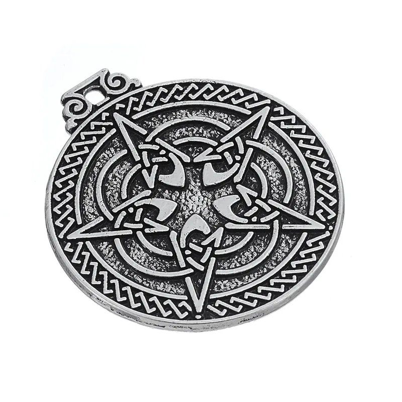 Dwapara Ирландский Узел Кулон Пентакль для защиты Wicca большие амулеты ювелирных