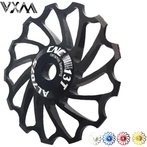 VXM MTB дорожный велосипед керамический шкив 7005 Алюминиевый сплав задний переключатель 13T руководство Велоспорт керамические s подшипник Jockey колеса 1 шт