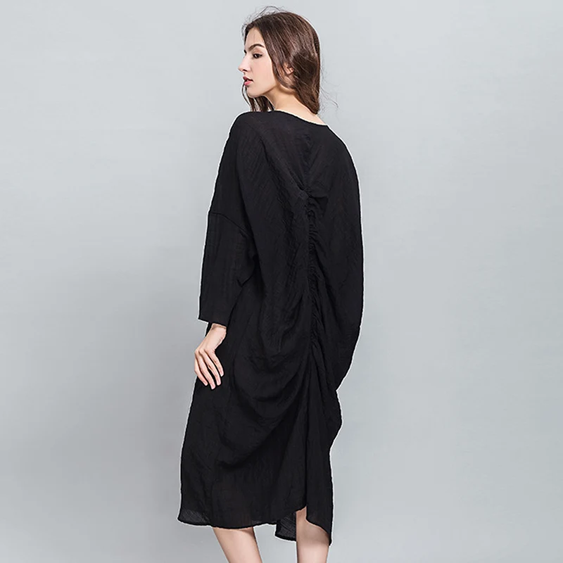 Платье взлетно-посадочной полосы моды 2017 для женщин Большие размеры с длинным