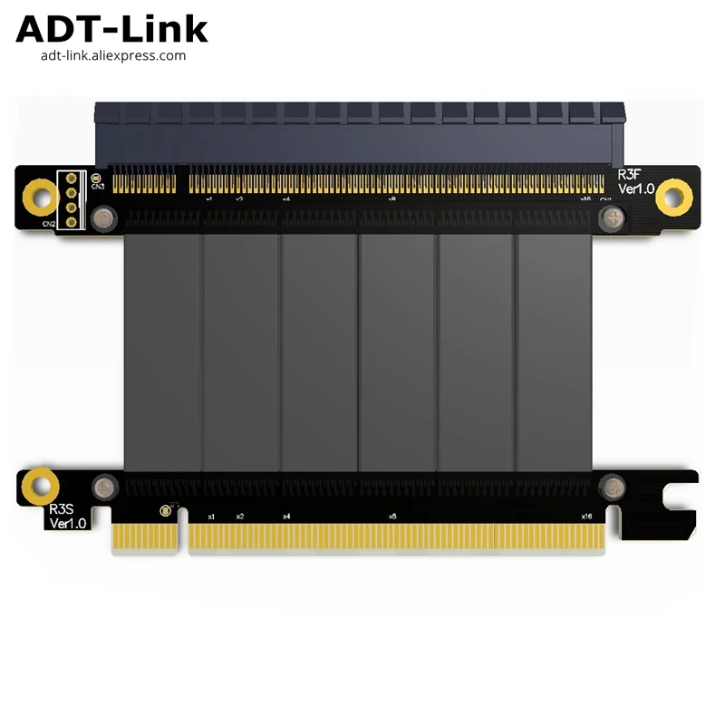 Riser PCI Express x16 на pcie штекер гнездо графическая карта pci e 16 PCIE3.0 16x ленточный кабель Gen