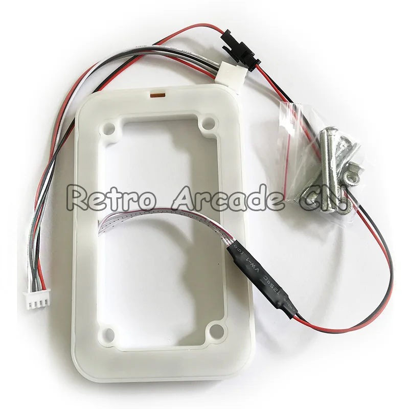 

New arrival Advanced coin selector multi Coin Acceptor Colorful LED decorative frame for Arcade game machines parts