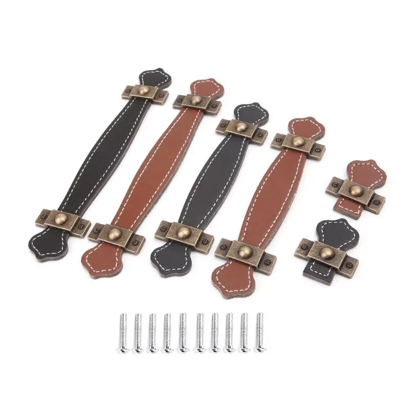 Ручка шкафа мягкие из искусственной кожи комод ящиков Ручки двери неофициальных