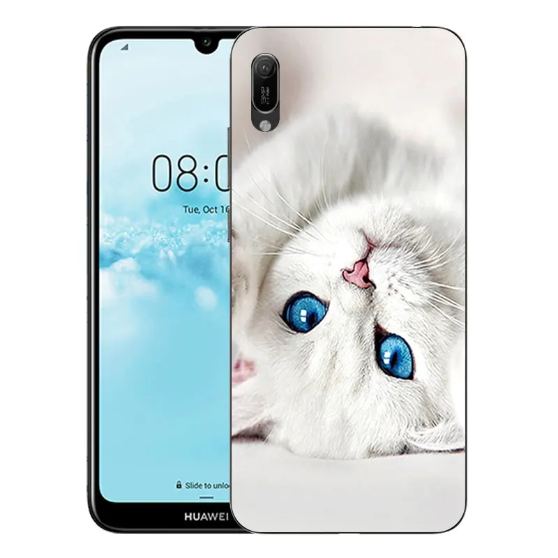 Задняя крышка для Huawei Y6 Pro 2019 роскошный мягкий силиконовый чехол-накладка