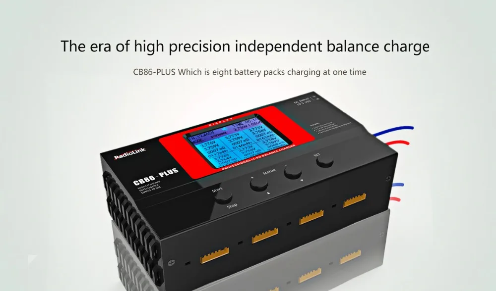Оригинальный Radiolink CB86 плюс баланс Зарядное устройство для RC 8 шт 2 6S Lipo Батарея за