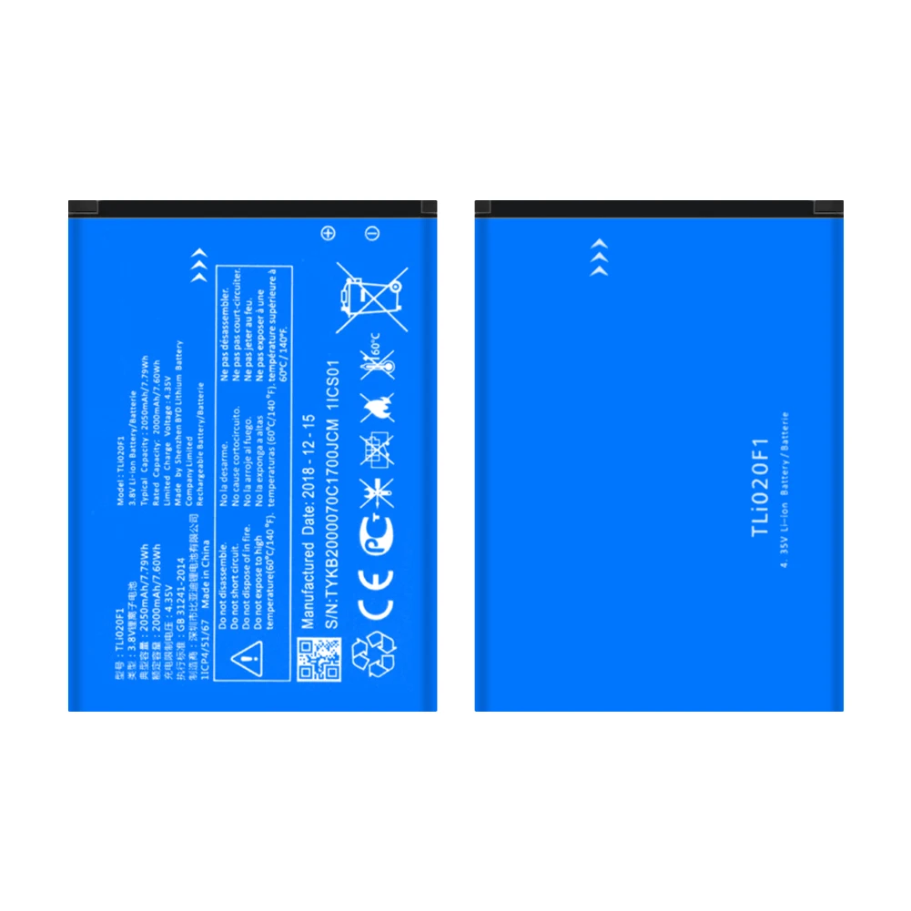 Аккумулятор мобильного телефона TLi020F1 для TCL J720T J726T Alcatel One Touch Pop 2 5042D C7 7040 высокое качество 2050 мАч Li-po батареи