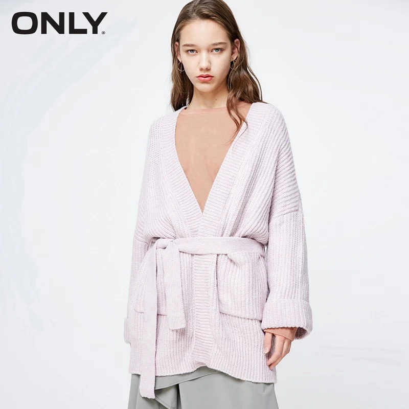 Только Женский вязаный кардиган | 11913B504 - Цвет: LAVENDER FOG