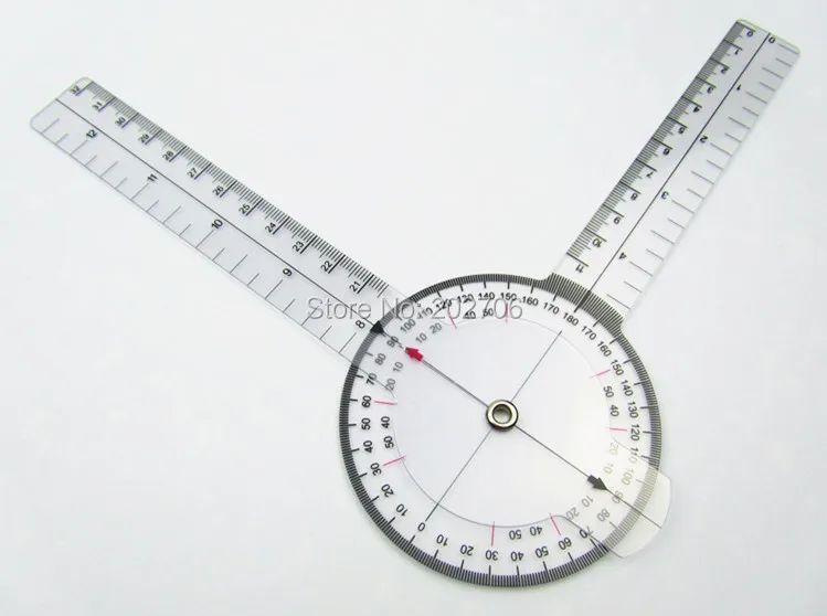 Транспортир 20 шт./лот Гониометр карманный прибор для измерения расстояния