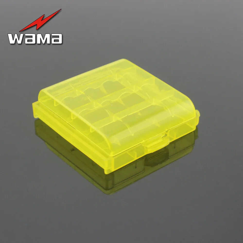 Ящики для хранения батарей Wama AA/AAA/14500 цветных полипропиленовых материалов