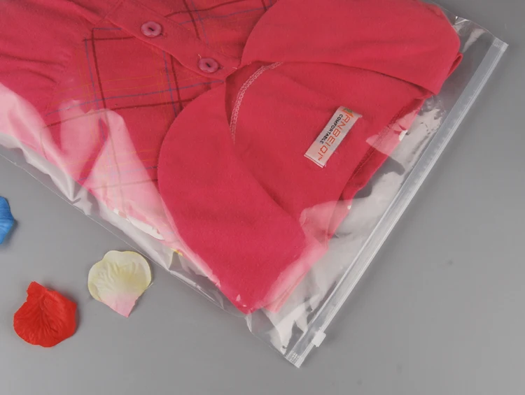 

Retail 30*40cm 30Pcs/Lot Clear Portable Zip Lock Plastic Self Seal Packing Bags Zipper Package Bag Transparent Packaging Bags
