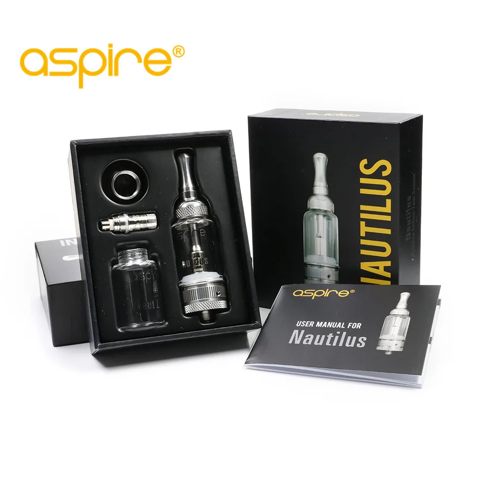 Новейший 5 мл Aspire вапорайзер Nautilus оригинальный паровой распылитель мундштук для