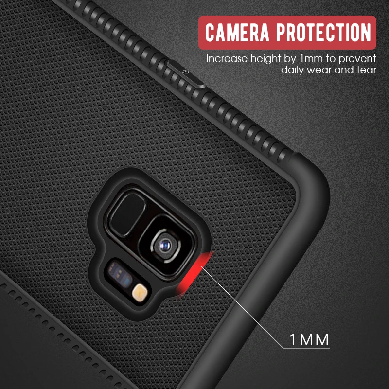 GKK Carbon Fiber Case for Samsung S8 S9 Plus Original Business Soft TPU Luxury Cover S10 S10+ S10E Coque Fundas |
