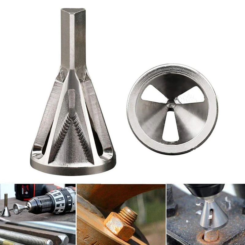 Deburring External Chamfer Tool Center Drill Bit Set Self Centering Hinge Tapper Core Hole Puncher Woodworking Cabinet Do | Инструменты