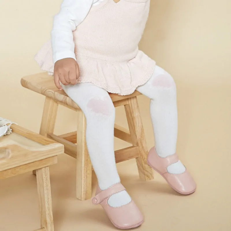 2017 spring1-3 лет девочки хлопок Колготки для новорождённых любовь печати колготки
