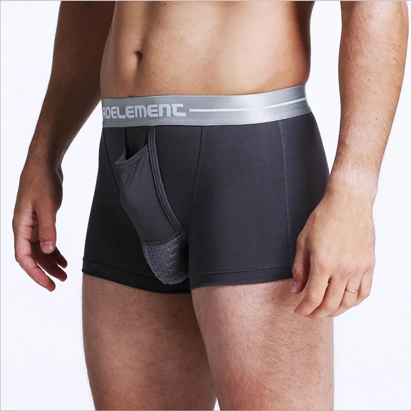 Фото Трусы-боксеры мужские, 4 шт./партия, дышащие, со средней талией, L XL XXL XXXL №3