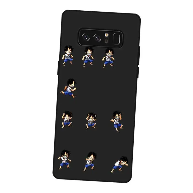 P154 One Piece Popular Black Silicone Case Cover For Samsung Galaxy Note 3 4 5 8 9 10 Plus M10 M20 |
