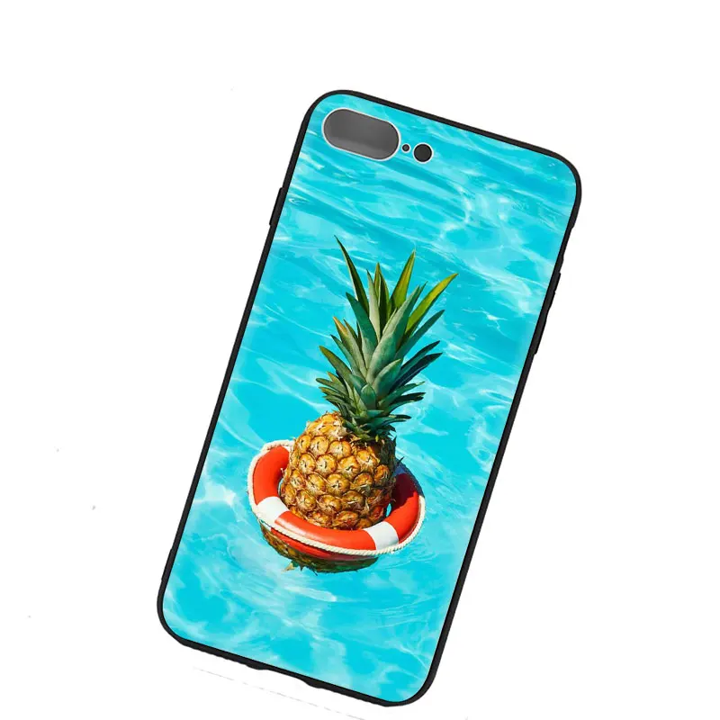 Summer Pineapple Fruit Food Soft TPU Phone Case for iPhone 12 Mini SE 2020 11 Pro 5 5s 6 6s 7 8 Plus X XR XS MAX | Мобильные