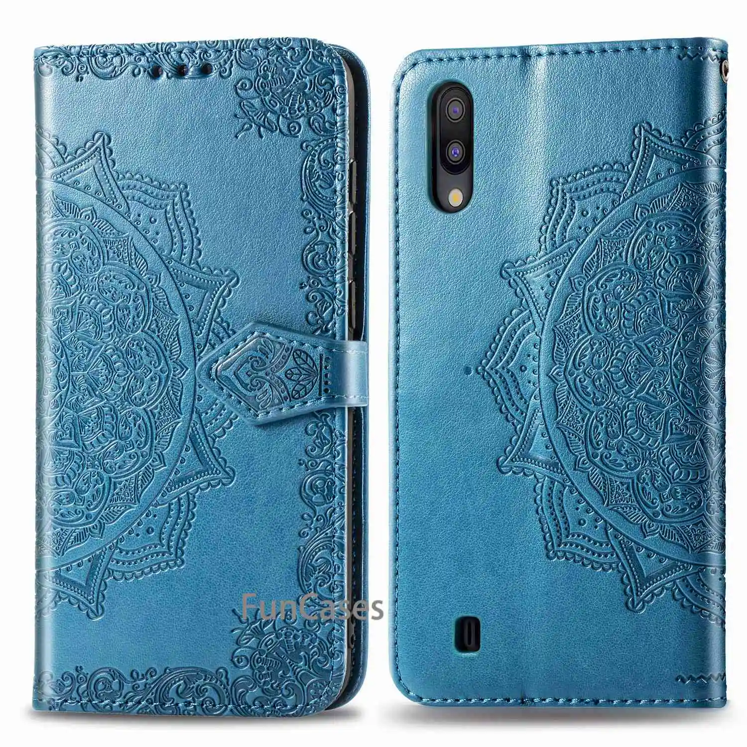 Роскошный винтажный Чехол книжка из искусственной кожи для samsung galaxy M10 чехол M 10 m10