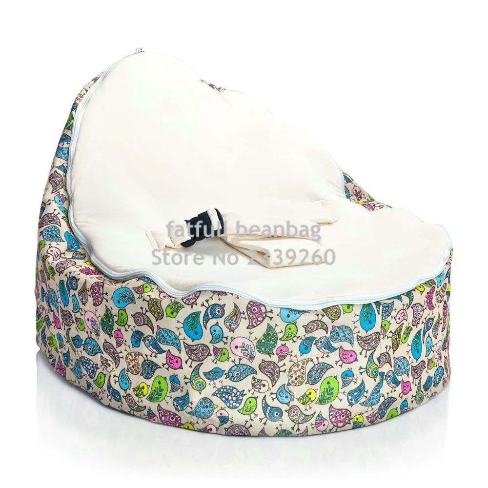 COVER ONLY NO FILLINGS - Chirpy birds Kid Tollder Baby Bean Bag Snuggle Infant Sleeping For Child =10-year old | Мебель