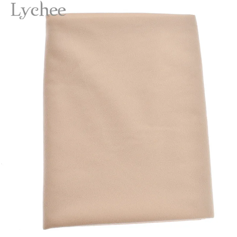 Lychee Life полуметр кукольная кожа ткань однотонная плюшевая DIY лоскутное шитье