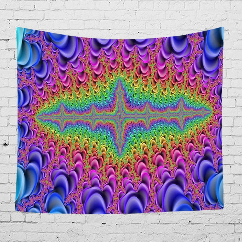 Тройной гобелен wonderland muhshroom богемный Настенный Ковер Украшение дома одеяло настенная ткань