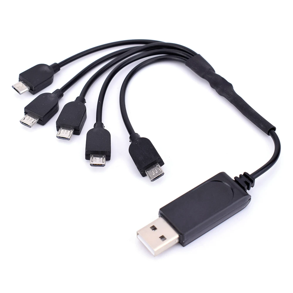 Multi-charging 5 In 1 Charger Parallel USB Cable For VISUO XS809/SG700 RC Quadcopter Battery Drone Spare Parts | Игрушки и хобби