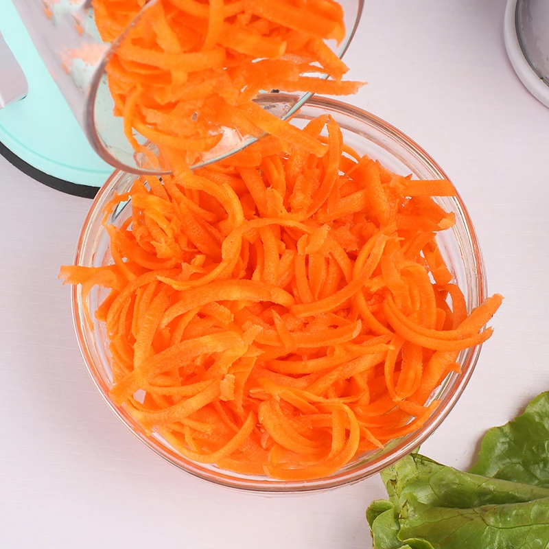 Круглый мандолина slicer овощерезка Руководство Картофеля соломкой морковь Терка