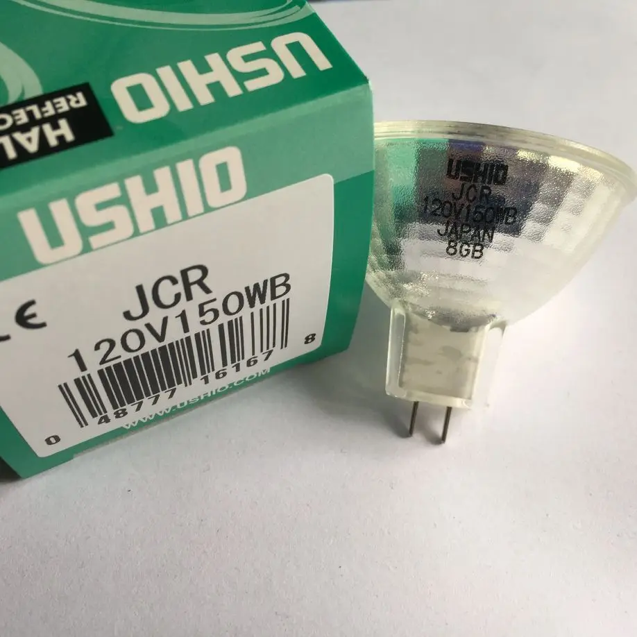 

Галогенная лампа Ushio JCR 120V150WB, изогнутый рефлектор, стоматологический волоконно-оптический источник светильник