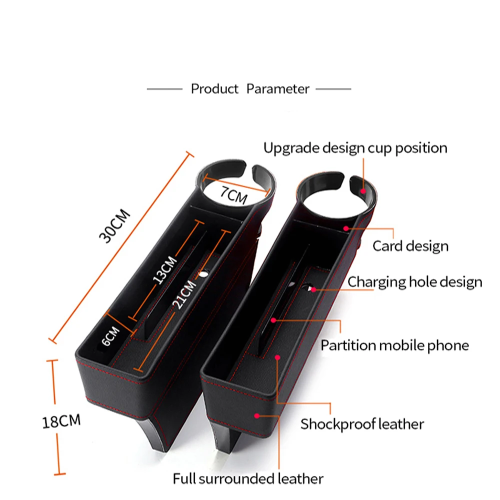 Универсальный автомобильный ящик для хранения органайзер чехол из
