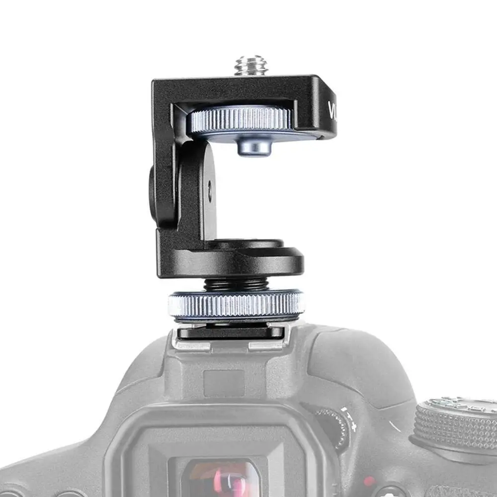 360 градусов Поворотный мини штатив шаровая Головка с замком и Горячий башмак