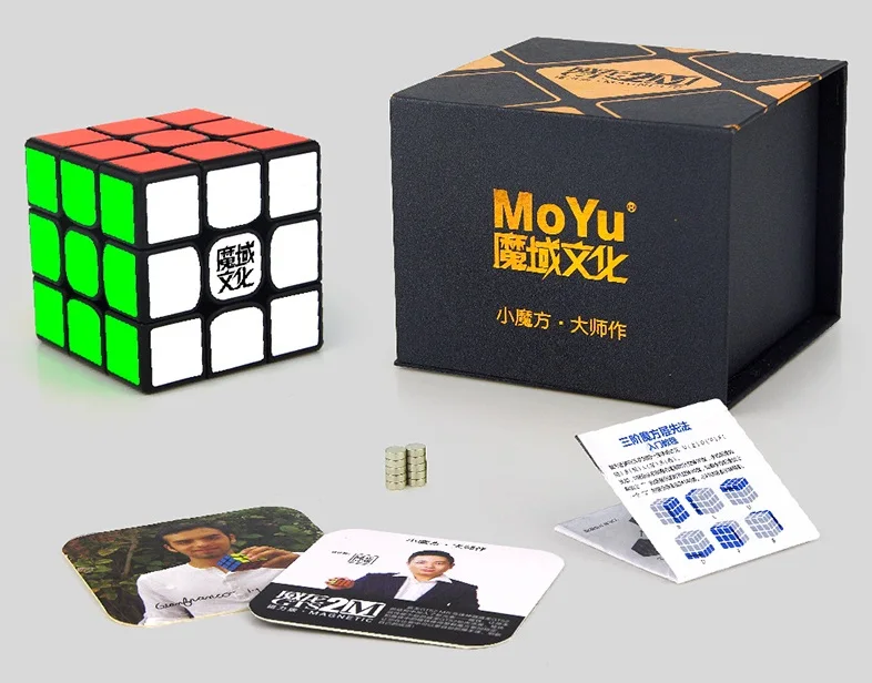 Высокое качество MoYu Weilong GTS V2 M Магнитный 3x3x3 магический куб профессиональный WCA GTS2 M 3x3 скоростной куб magico cubo развивающая игрушка - Цвет: GTS 2M black