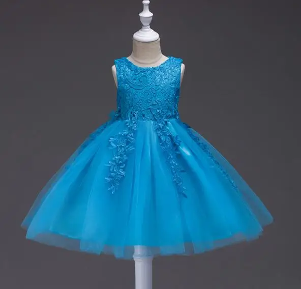 2017 hot Baby Girls Dress Brand Summer princess dress Girl Clothing Princess Bridesmaid Wedding Birthday Party 3-14years | Детская