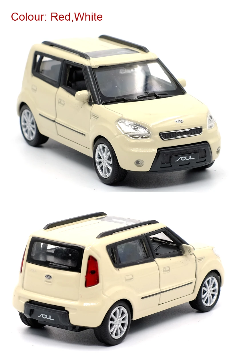 WELLY 1:36 Soul SUV литая под давлением модель автомобиля игрушка с вытягиванием для детей подарки коллекция игрушек