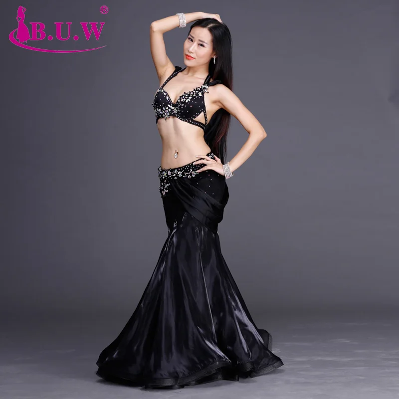B. u. w Rushed Spandex бренд 2018 новый высококачественный Женский танец живота костюмы