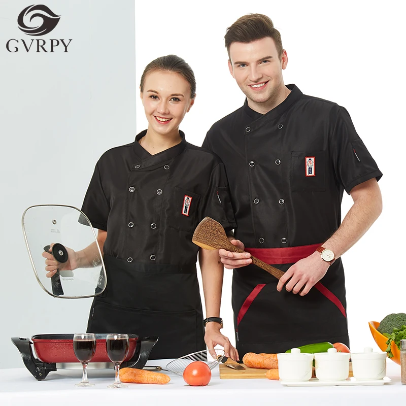 Новая летняя дышащая кухонная куртка для приготовления пищи в гостинице|Пиджак