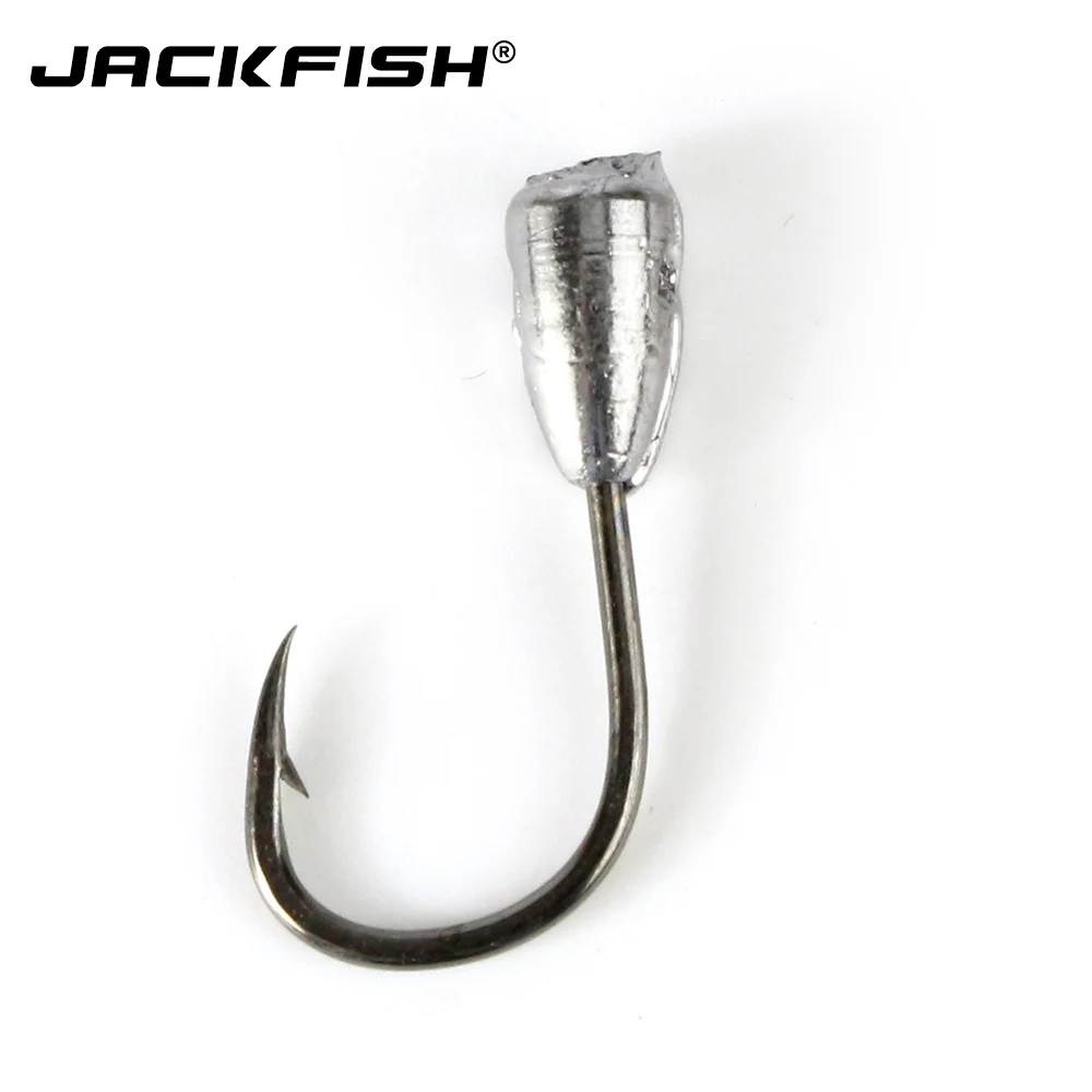 JACKFISH рыболовный крючок 10 шт./лот свинцовая головка джиг приманки 3g/4g/5g/6g/7g
