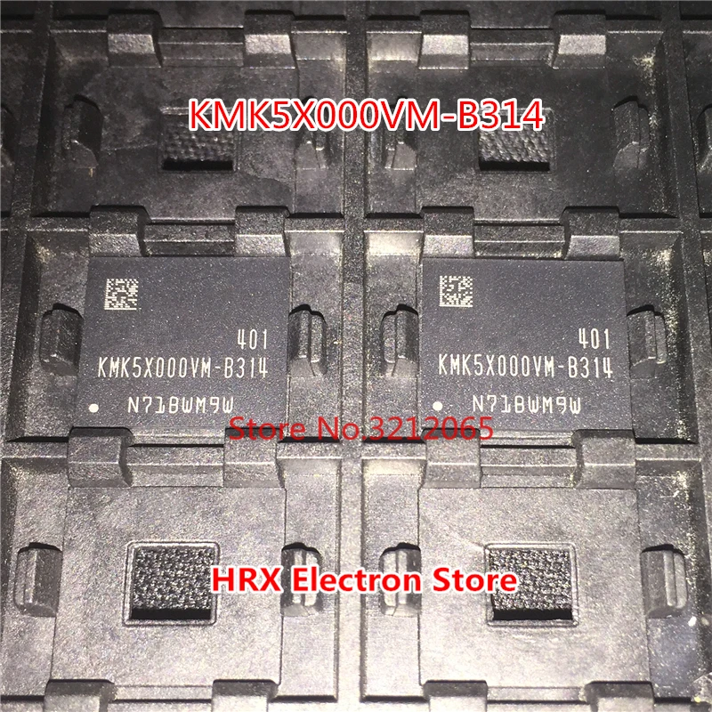100% Новый оригинальный EMCP BGA KMK5X000VM B314|bga| |