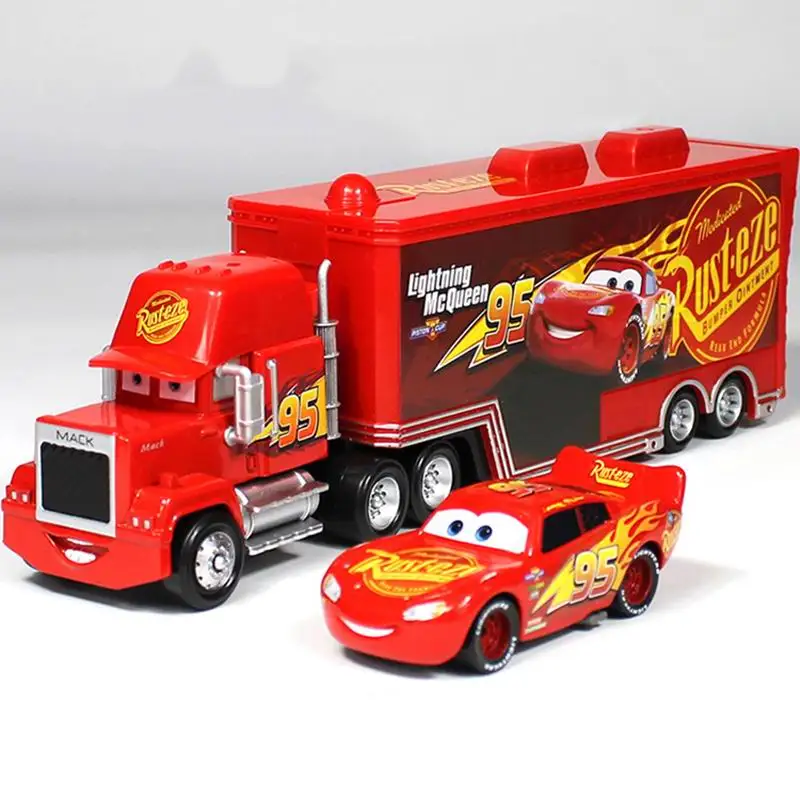 2 шт./компл. disney «Тачки» Lightning McQueen Джексон Storm Ramirez Мак дядя грузовик игрушечный автомобиль Фигурки игрушки для детей, авто, подарок