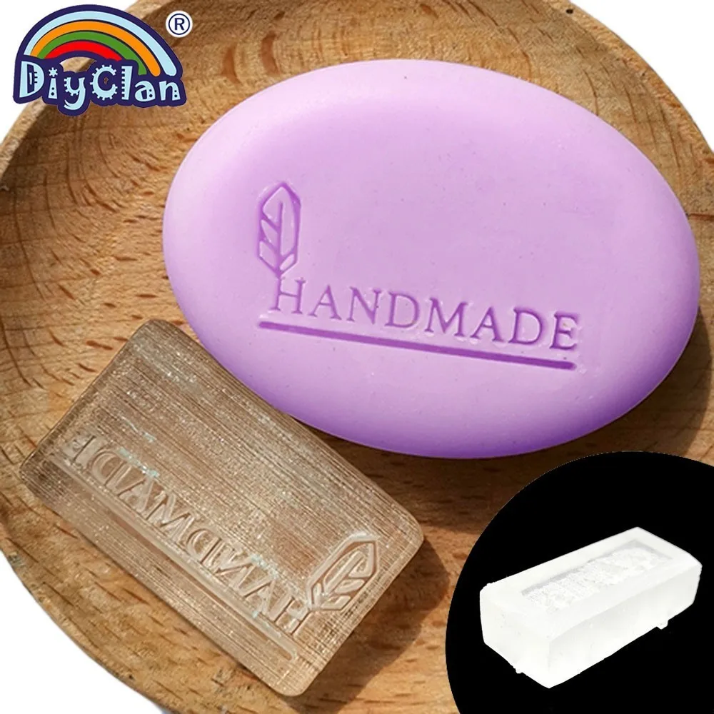 Натуральный Мыльный штамп ручная работа прозрачный сделай сам мыльная глина