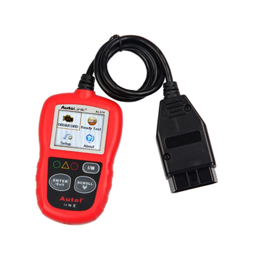 Оригинальный считыватель кодов Autel AutoLink AL319 следующего поколения OBD II/EOBD AL 319 Auto Link